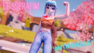 【MMD】◤ • LE SSERAFIM (르세라핌) 'ANTIFRAGILE' • ◥ + Model DL