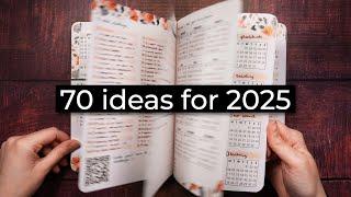 70 Bullet Journal Ideas for Your 2025 Setup 