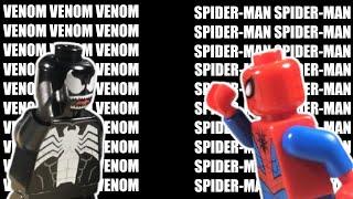 Spider-man V.S. Venom (Lego Stop Motion)