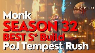 Diablo 3 Season 32 Monk PoJ Tempest Rush Build Guide