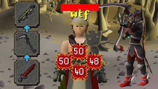 The RuneScape Special Attack Game (Death = Downgrade)