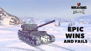 Epic Wins and Fails Wot Blitz #wotblitz #wargaming #tanksblitz