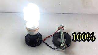 Amazing Technology Free Energy Generator With Light Bulb 220V For Ideas 2020