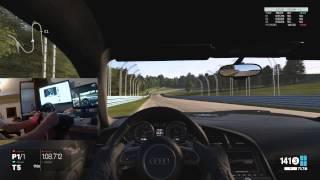 Project Cars | Thrustmaster T100 | R8 V10 Plus