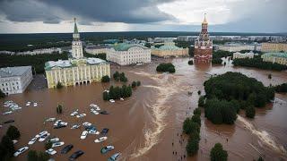 Russia is sinking today! Rare flood turns highway into river in Sochi
