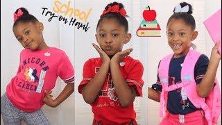 KIDS BACK TO SCHOOL TRY ON HAUL | WALMART