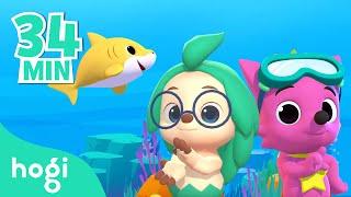 Hogi joins  Baby Shark Dance! | Happy Shark Month | Rhymes & Colors | Pinkfong & Hogi