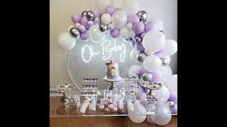 100Pcs Garland Arch Kit Party Decoration Purple Balloons