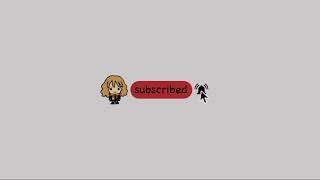 Cute Subscribe Button | Free Template | ThatsLyra