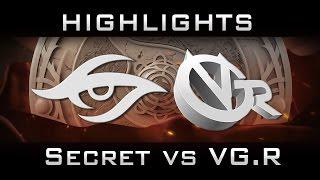 Secret vs VG The International 2016 Group stage Bafikk & Mob5ter FullMatch 1080p 60fps