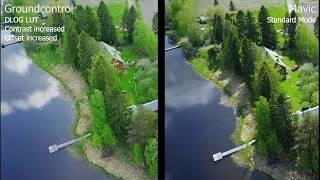 DJI Mavic - Groundcontrol LUT vs. Standard Mode