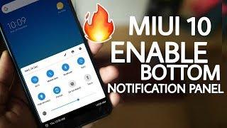 How Enable bottom Notification Panal ( Hindi)