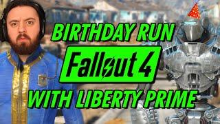 Fallout 4 Birthday Livestream | Collect Bobbleheads With Liberty Prime | CrowdControl