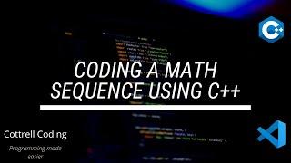 Coding a math sequence in C++