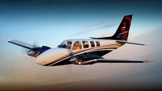 FSX |Baron Beechcraft 58| - опасная посадка в Инсбруке