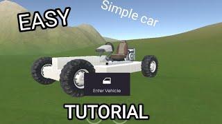 How to make a car in evertech sandbox (simple)