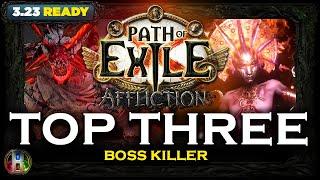 [PoE 3.23] TOP 3 BOSS KILLER BUILDS - PATH OF EXILE - POE AFFLICTION LEAGUE - POE BUILDS