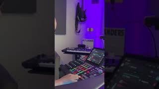 In the lab chopping up samples. Hitlanders.com #beatsforsale #mpcx #akai