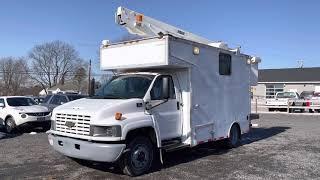 Lewis Motor Company - 2006 Chevrolet C4500 Box Bucket Versalift Fiber Splice Truck for sale on eBay!