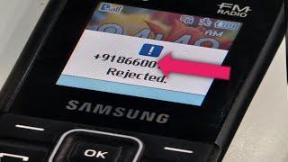 Incoming calls Rejected in Samsung Mobile Guru 1200,Guru FM plus , Guru Music 2