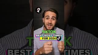 The BEST Times To Post on TikTok To Go VIRAL 2024 #shorts