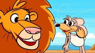 El Ratón y El León | Fábulas y Canciones Infantiles de Animales para Niños | Toy Cantando