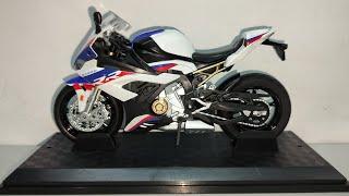 BMW S1000RR модель мотоцикла 1:12 со светом и звуком