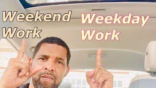 Day in life of that Coca Merchandiser ROB JAY is going live!     Weekend work versus weekday work