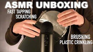 ASMR UNBOXING: Tapping, Scratching, Brushing (No Talking)