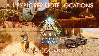 All Scorched Earth Explorer Note Locations in Ark Survival Ascended