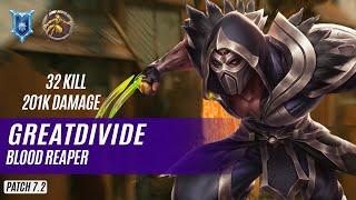 32 KILL 201K DAMAGE GreatDivide KOGA PALADINS COMPETITIVE (DIAMOND) BLOOD REAPER