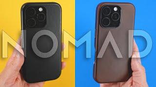 Nomad Modern and Traditional Leather Cases - iPhone 16 Pro