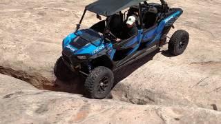 RZR on Golden Crack, on Golden Spike trail Moab