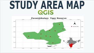 Prepare Study Area Map Easily |QGIS