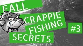 Fall crappie fishing secrets - how to find and catch crappie