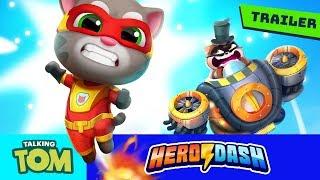  Fight the Raccoons! Talking Tom Hero Dash (NEW GAME Official Trailer) 