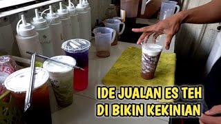 IDE JUALAN ES TEH DI BIKIN KEKINIAN best franchise 2021