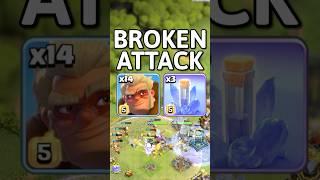 MASS DRUID + ICE BLOCK Crushes EVERY TH17 Base #clashofclans