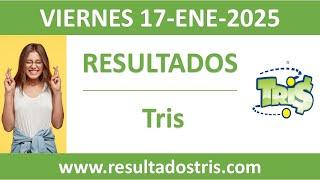 Resultado del sorteo Tris del viernes 17 de enero de 2025