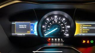 How to Reset Service Tire Mobility Kit  Ford Fusion Hybrid