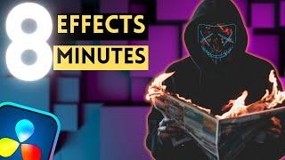 8 MUST KNOW Beginner Effects in Davinci Resolve 18