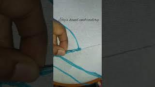 Easy hand embroidery #trending #shortvideo #youtubeshorts #embroidery #shorts #short