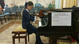 Pavel Zakharov. «Scherzo» - Павел Захаров. «Скерцо» ~ Arianna Alpiyeva 10 yrs  old; Kazakhstan