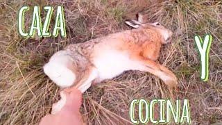 Spectacular!! Compressed air hare hunting. Hunting and cooking.