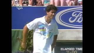 Yannick Noah vs Pete Sampras - Australian Open 1990 AF - kurzer Ausschnitt