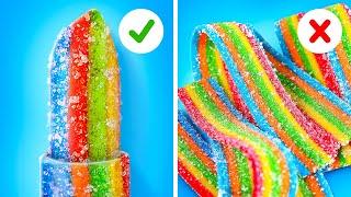 COOL WAYS TO SNEAK CANDIES INTO CLASS || Crazy Food Ideas By 123 GO! LIVE