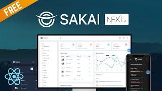 Sakai Free Admin Template for NextJS