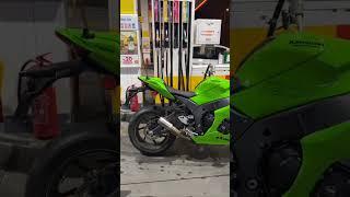 zx10R was fully modified with, Green color #sort #viral #bikerlife #zx10R