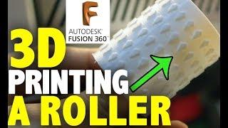 How to project pattern on cylinder | Fusion 360 Tutorial