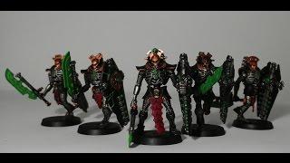 Lychguard and custom necron terrain - Warhammer 40K showcase